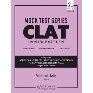 Whitesmann's Mock Test Series CLAT In New Pattern 2023 by Vishrut Jain 